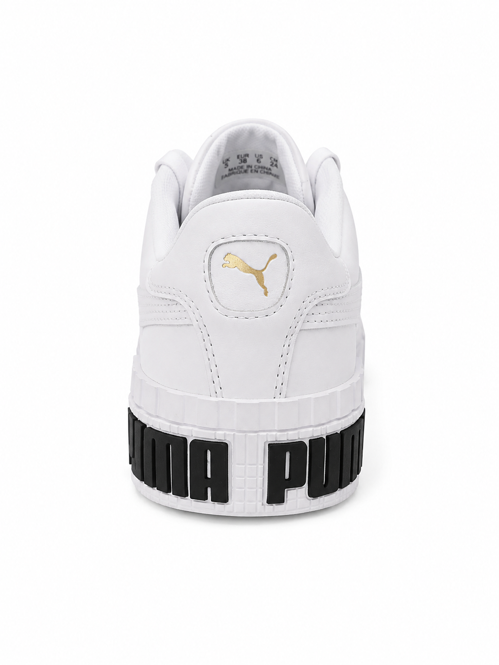 Puma Cali Bold en cuir – Femme – Blanc
