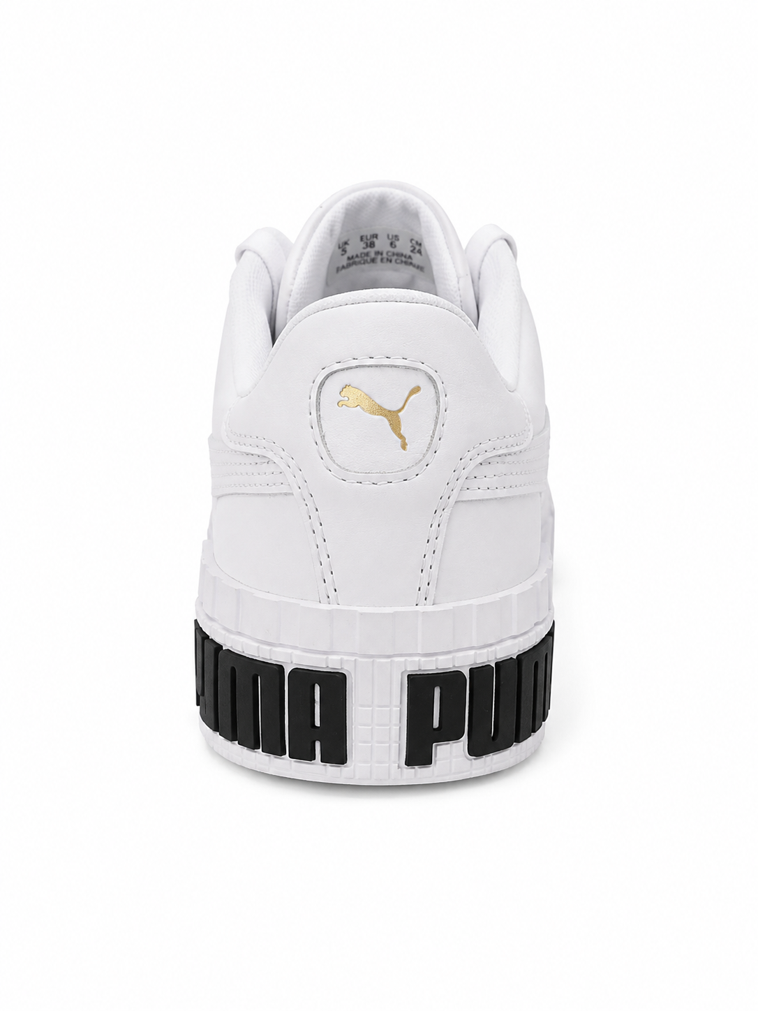 Puma Cali Bold en cuir – Femme – Blanc