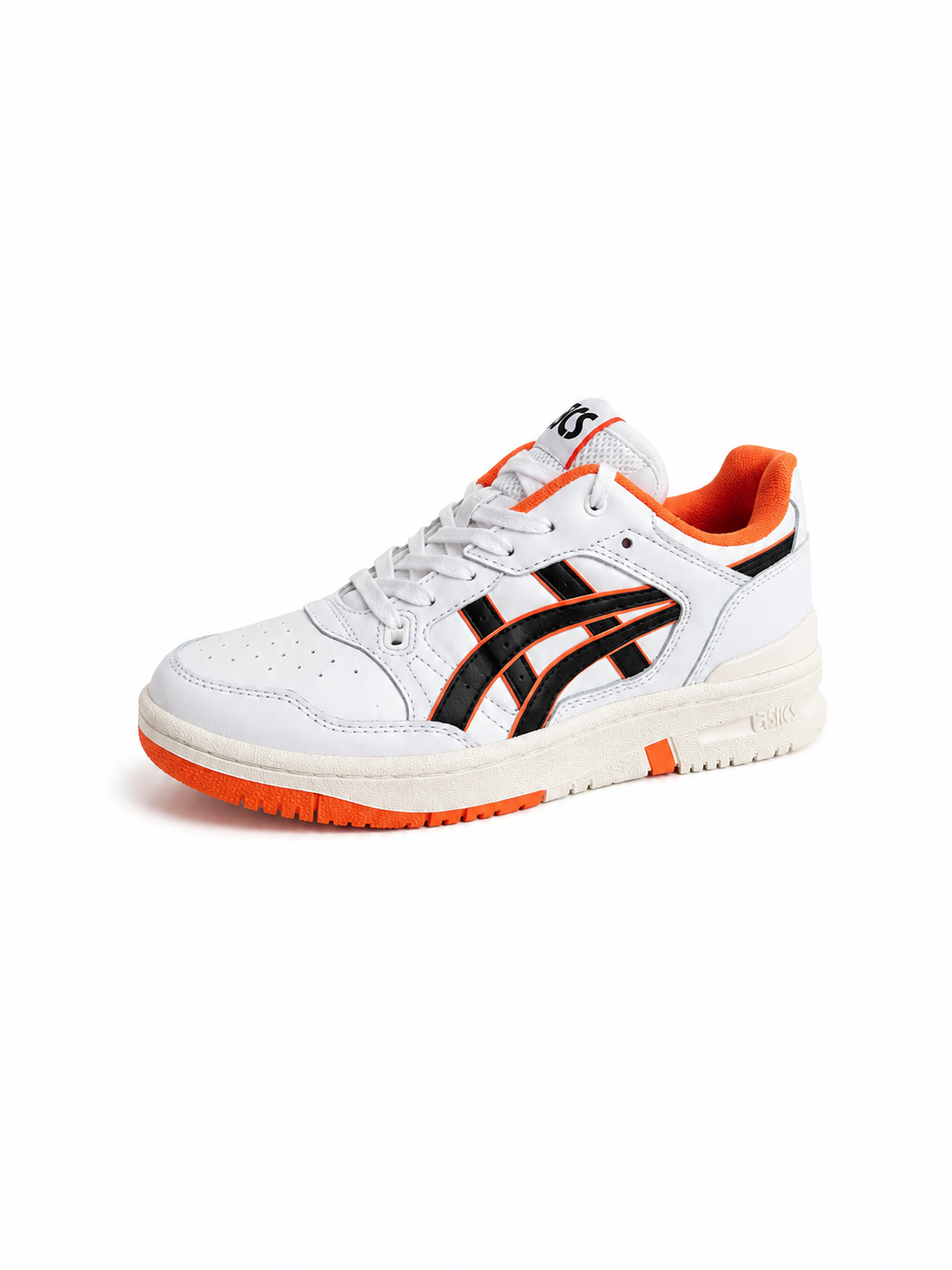 ASICS EX89 – Baskets SportStyle – Blanc / Noir / Orange