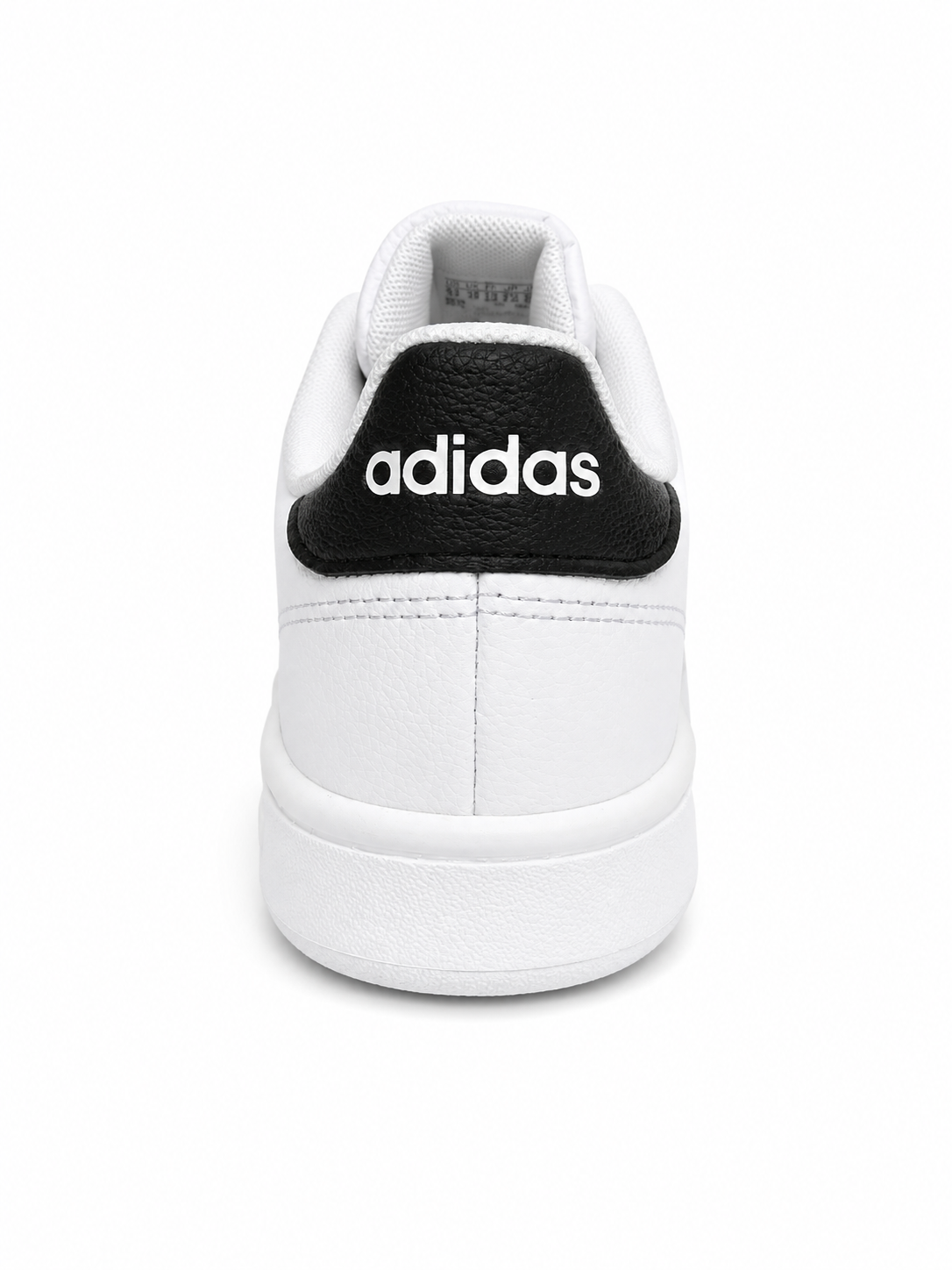 adidas Grand Court – Baskets en cuir – Blanc / Noir