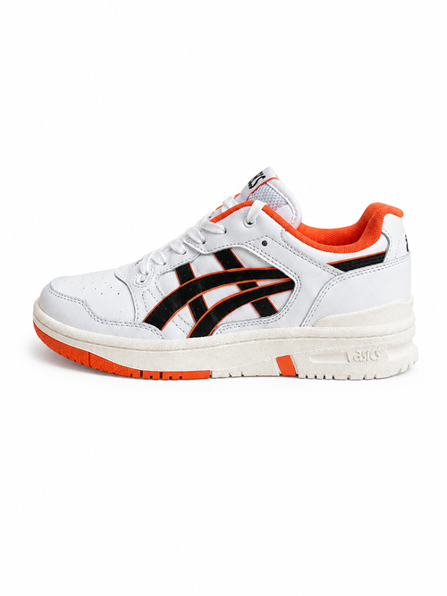 ASICS EX89 – Baskets SportStyle – Blanc / Noir / Orange