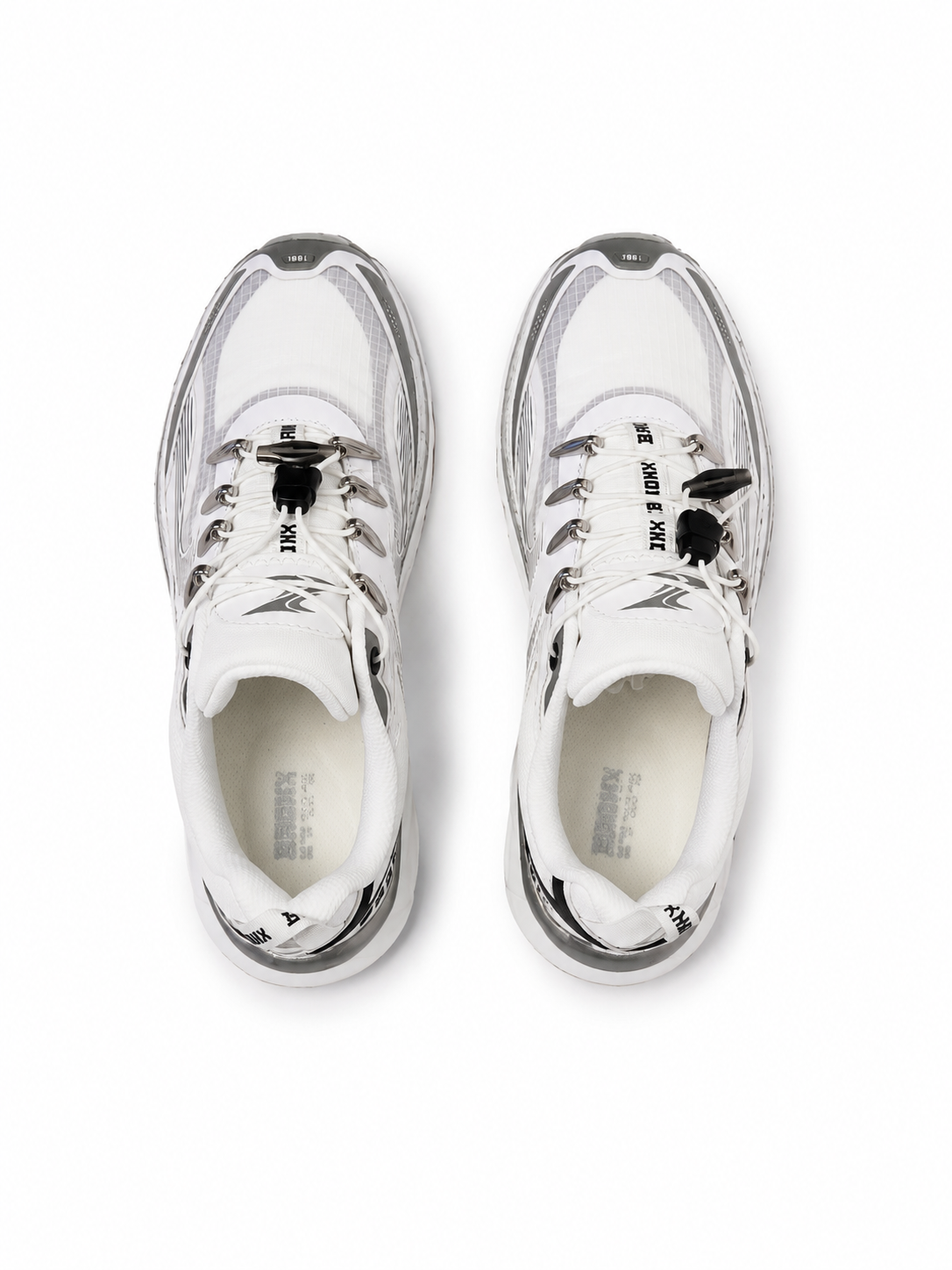 BRONX Trackerr – Blanc / Argent / Noir