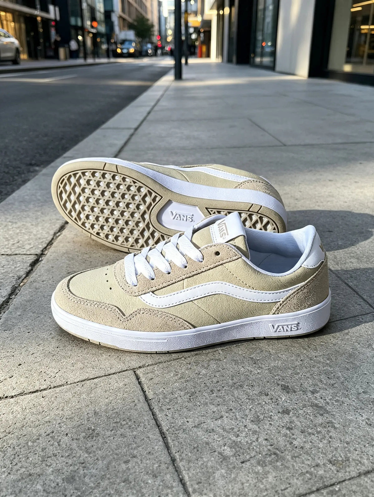 Vans Cruze Too Cc – Hommes – Beige / Blanc