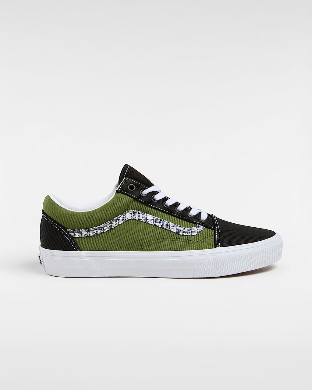 Vans Old Skool – Vert Kaki / Noir / Blanc