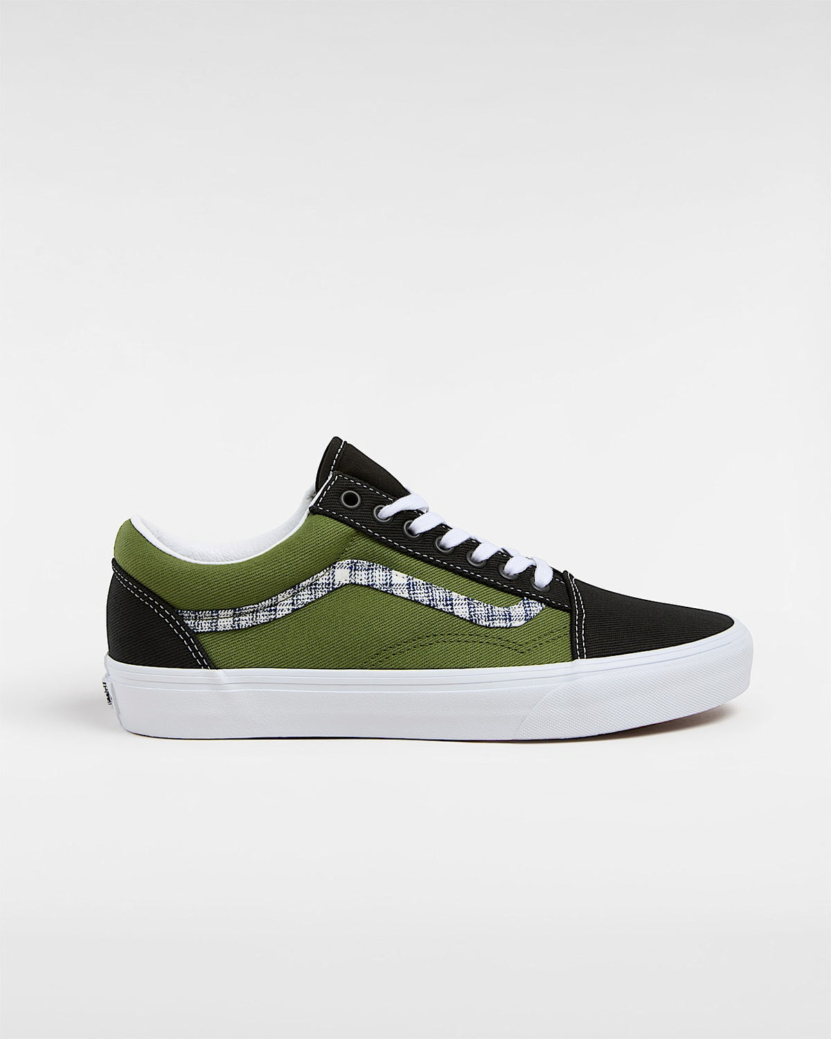 Vans Old Skool – Vert Kaki / Noir / Blanc