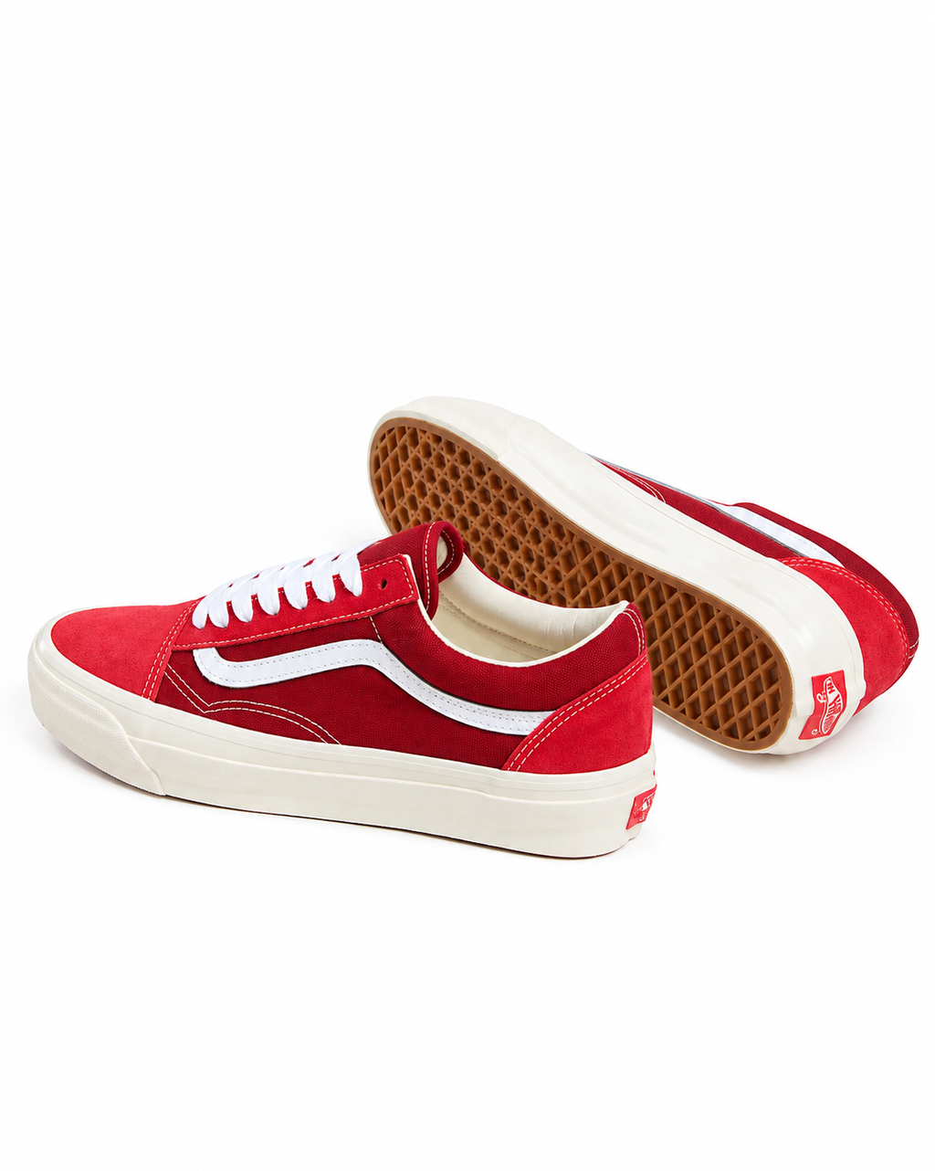 Vans Premium LX Old Skool – Rouge / Blanc – Unisexe