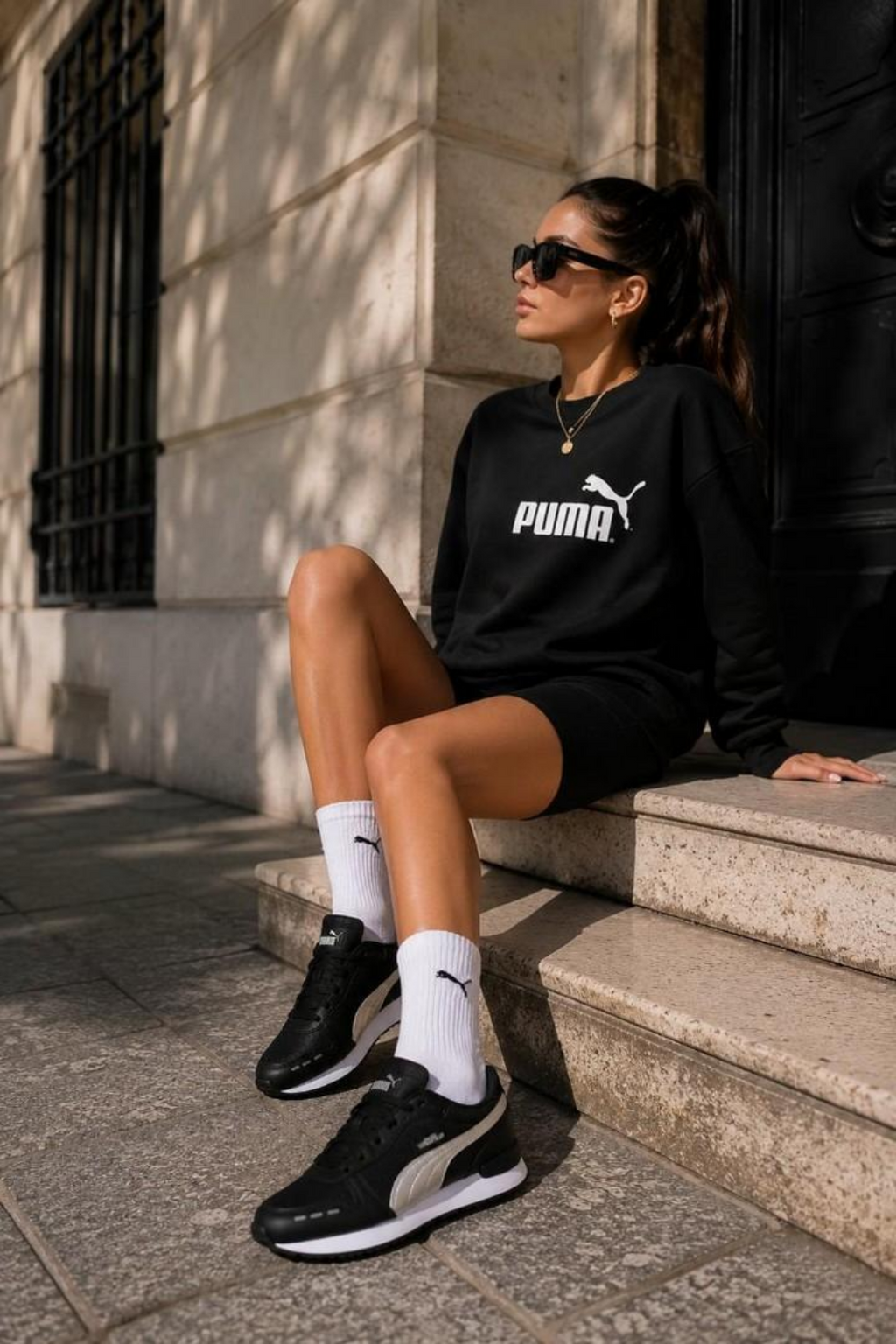 PUMA R78 Metallic FS – Baskets lifestyle – Noir / Métallisé