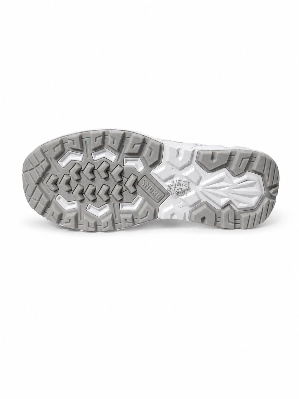 BRONX Trackerr – Blanc / Argent / Noir